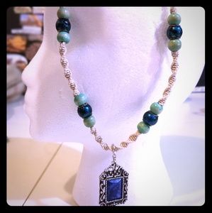 Handmade hemp necklace